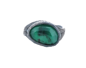 Rustic Emerald Ring